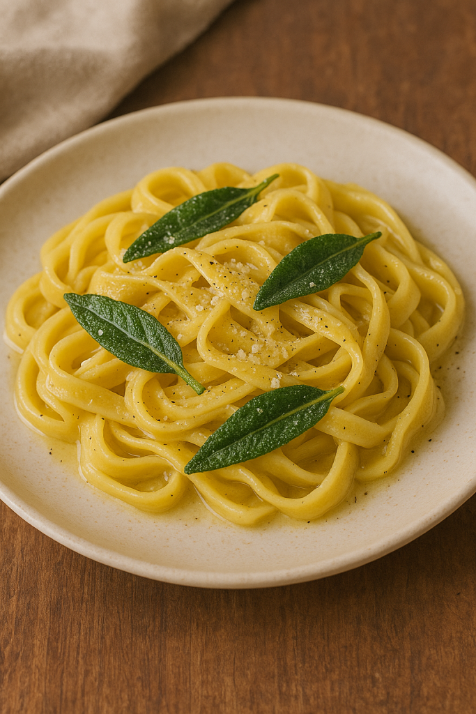 Fettuccine burro e salvia